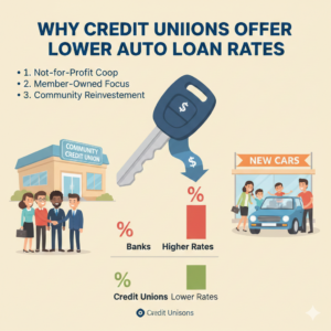 Why Credit Unions Offer Lower Auto Loan Rates