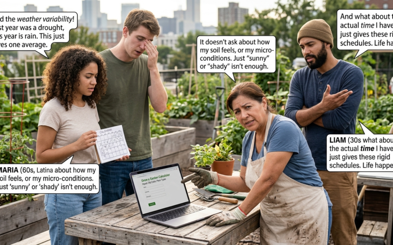 Most gardeners pull up a grow a garden calculator expecting a simple answer: plant this, harvest that. But here is the thing the numbers those