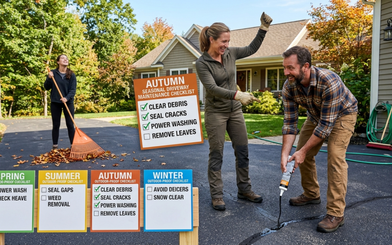For Seasonal Driveway Maintenance Checklist your driveway quietly absorbs everything the year throws at it.