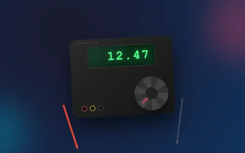 Best digital multimeter featured image with digital multimeter on dark gradient background