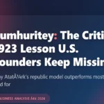 Cumhuritey business leadership principles from 1923 Turkish Republic reforms applied to U.S. founders